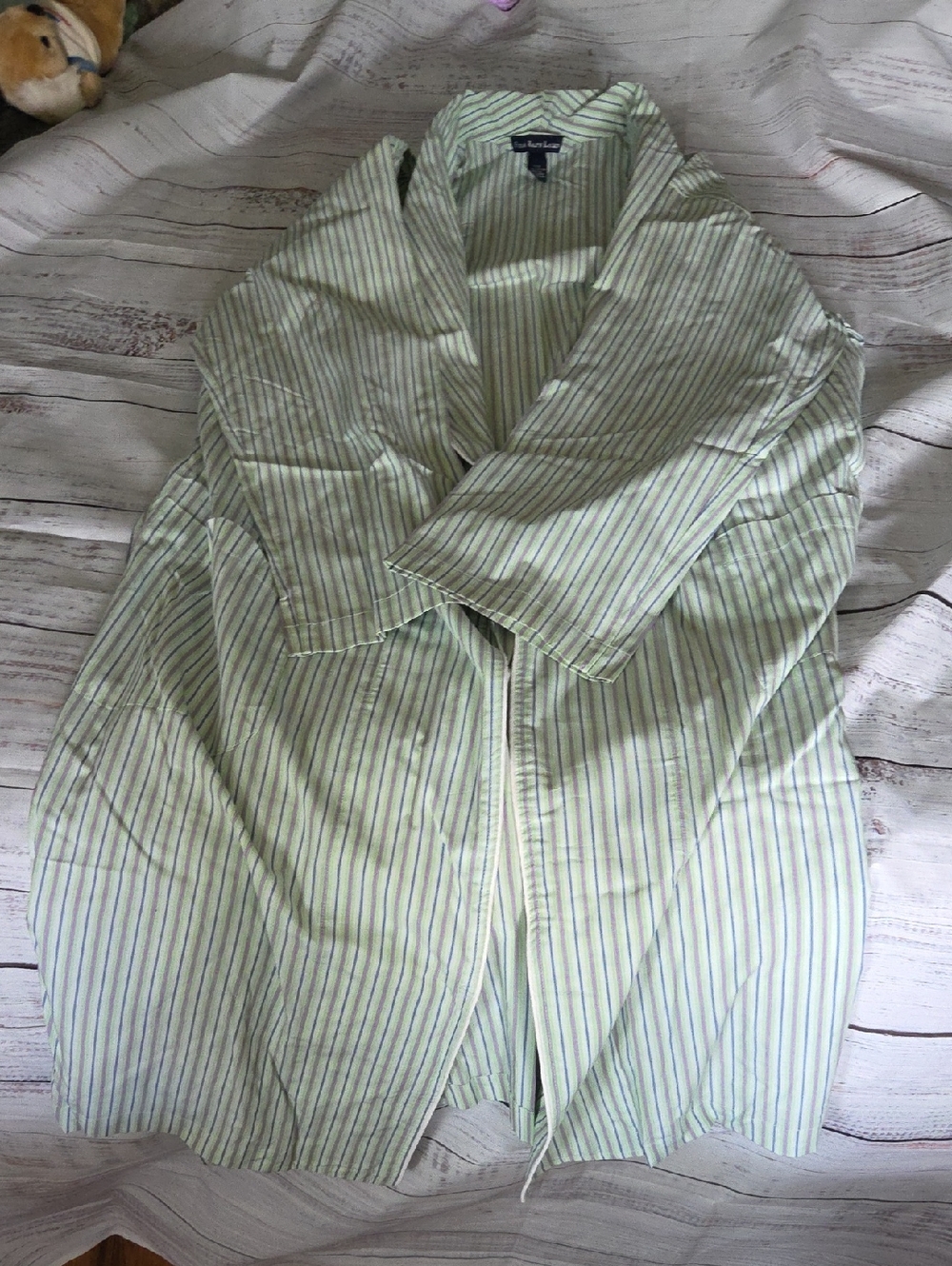 Polo Ralph Lauren Mint Green Striped Robe